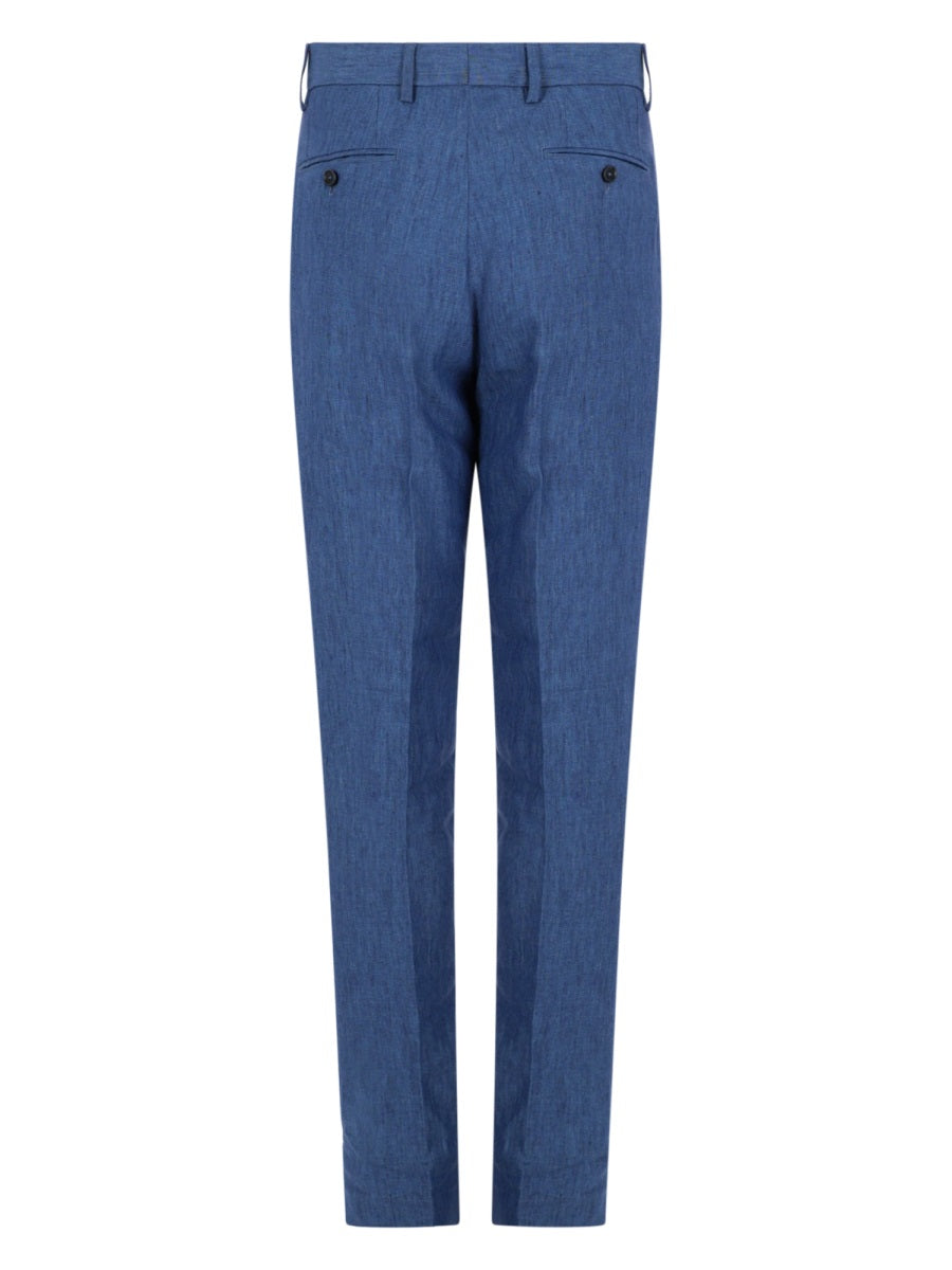 120% Lino Pantalone In Lino