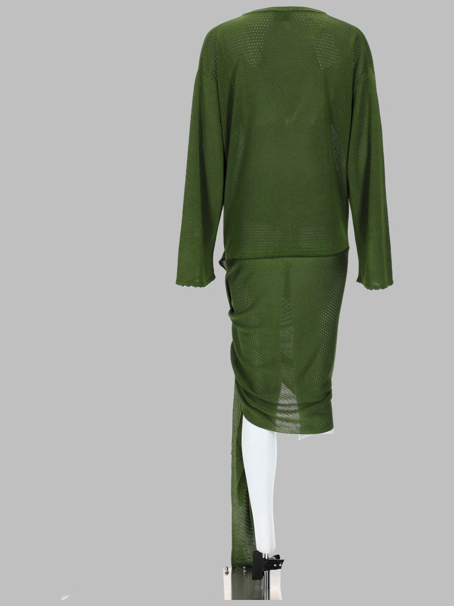 The Attico Mini Abito Drappeggiato In Viscosa