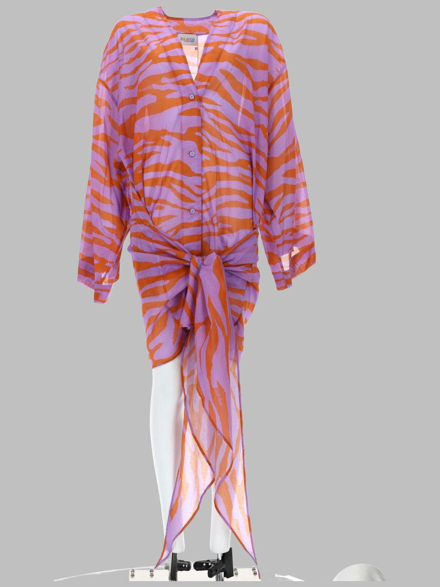 The Attico Mini Abito Wrap