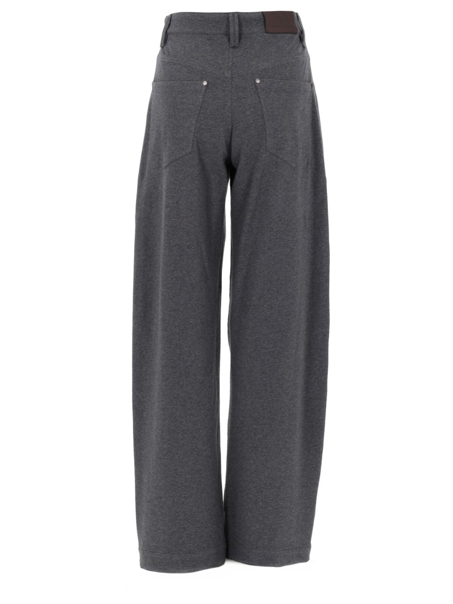 Brunello Cucinelli Pantalone A Vita Alta