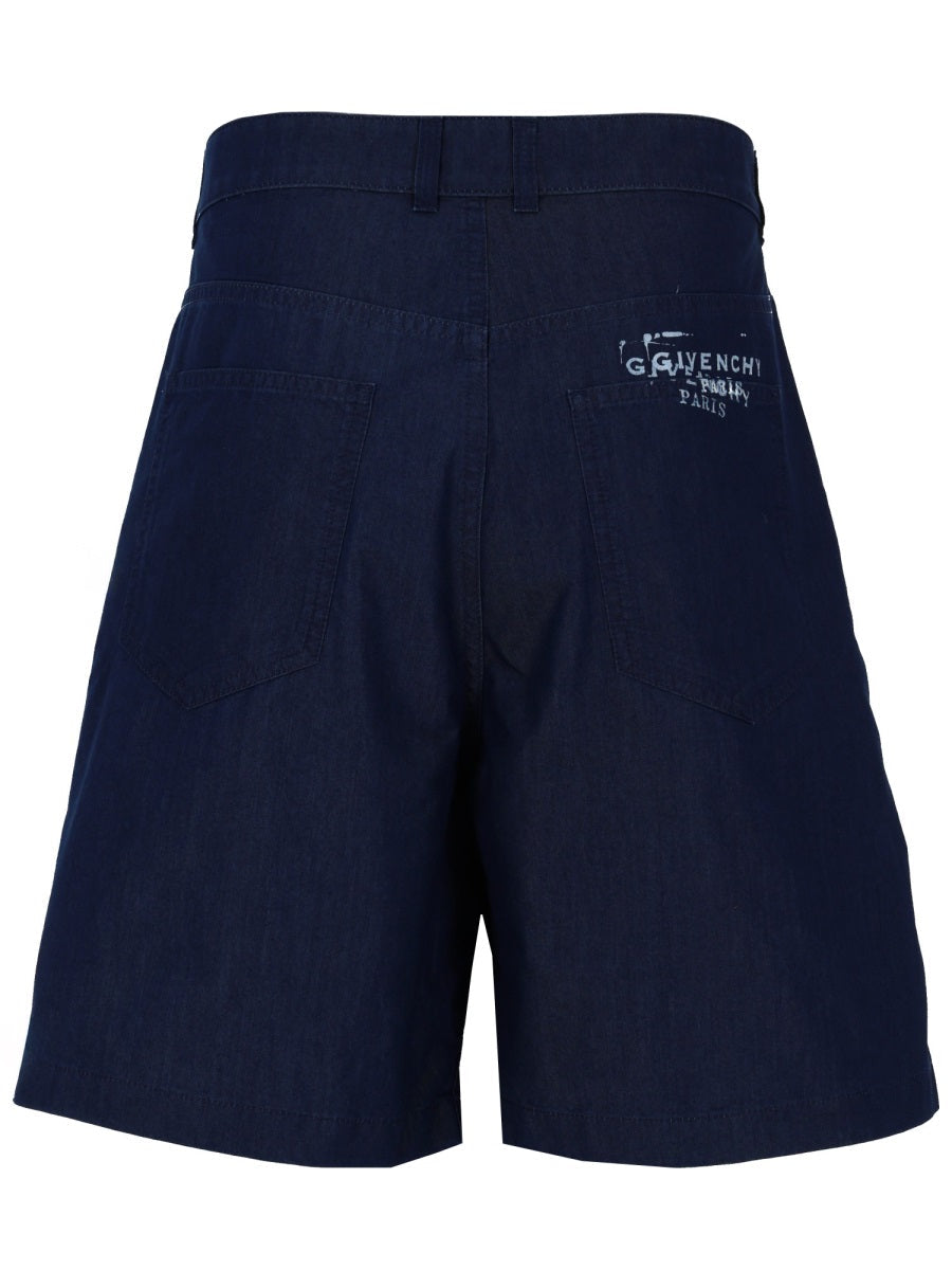 Givenchy Shorts Con Logo