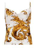 Versace Jeans Couture Top In Viscosa