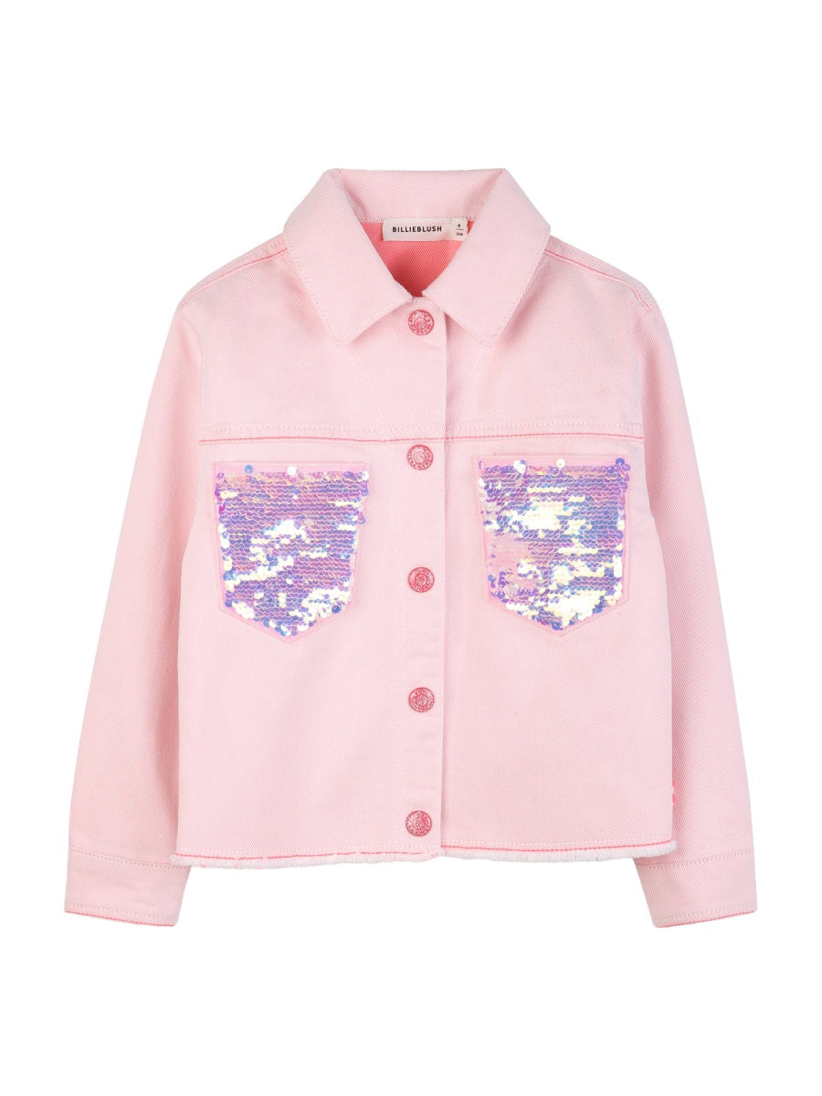 Billieblush Giacchetto Di Jeans Con Paillettes