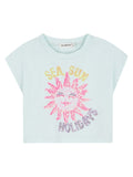 Billieblush T Shirt "Sea Sun Holidays"