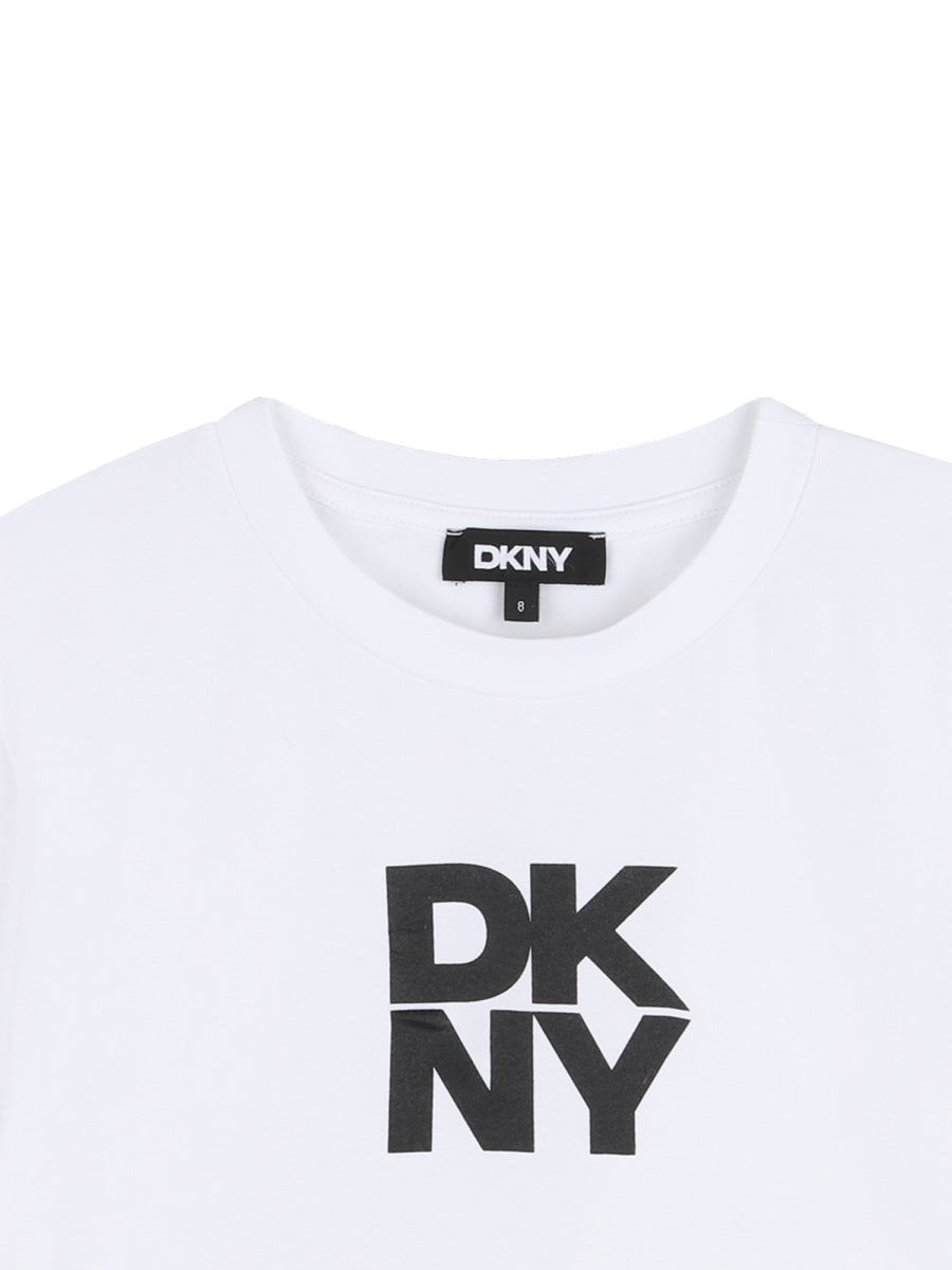 Dkny Set T Shirt Crop + Leggins