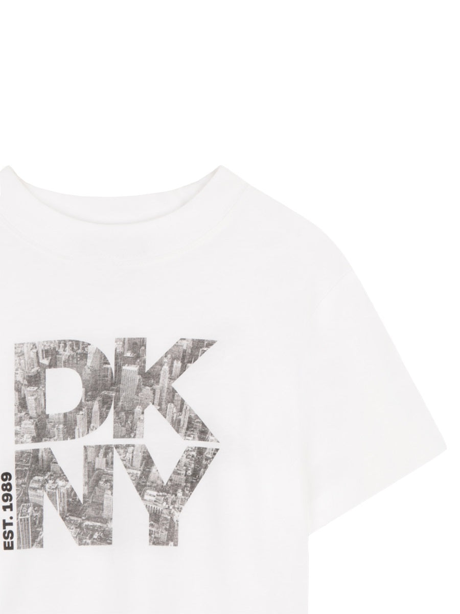 Dkny T Shirt Con Stampa