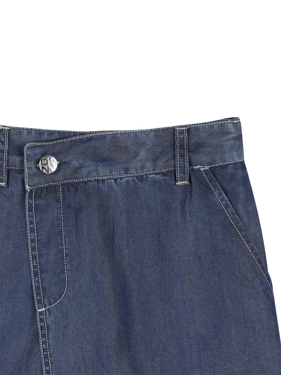 Dkny Pantaloncini Con Chiusura A Portafoglio