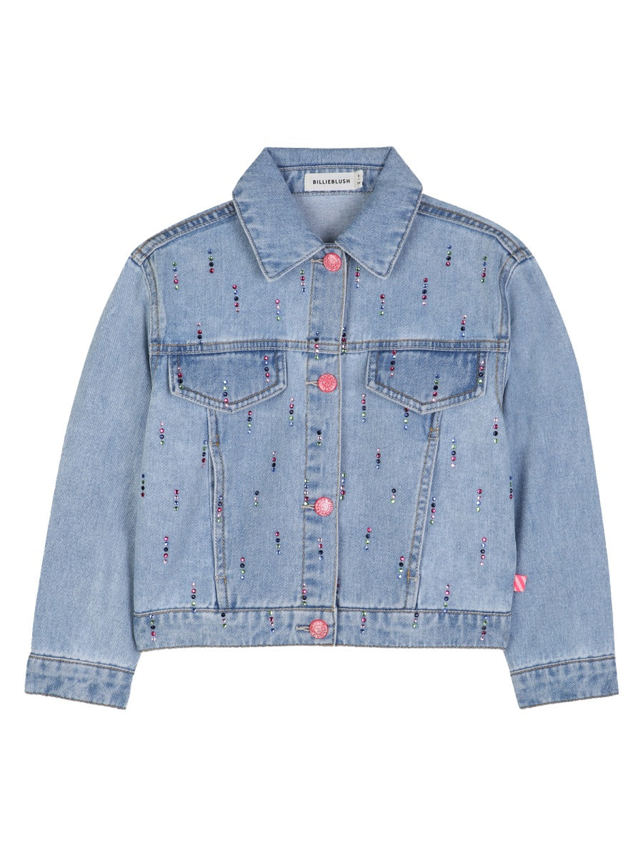 Billieblush Giacca Di Jeans Con Glitter