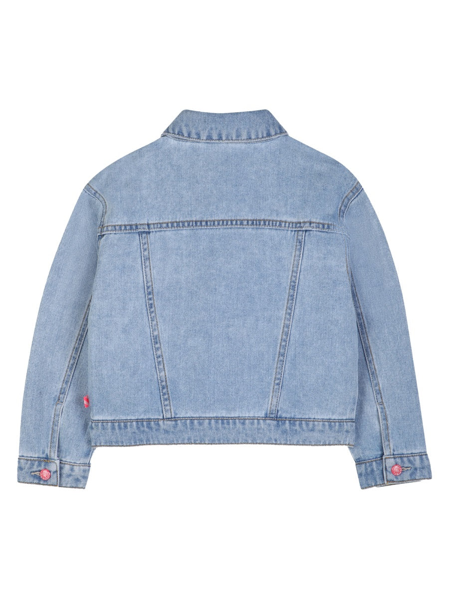 Billieblush Giacca Di Jeans Con Glitter