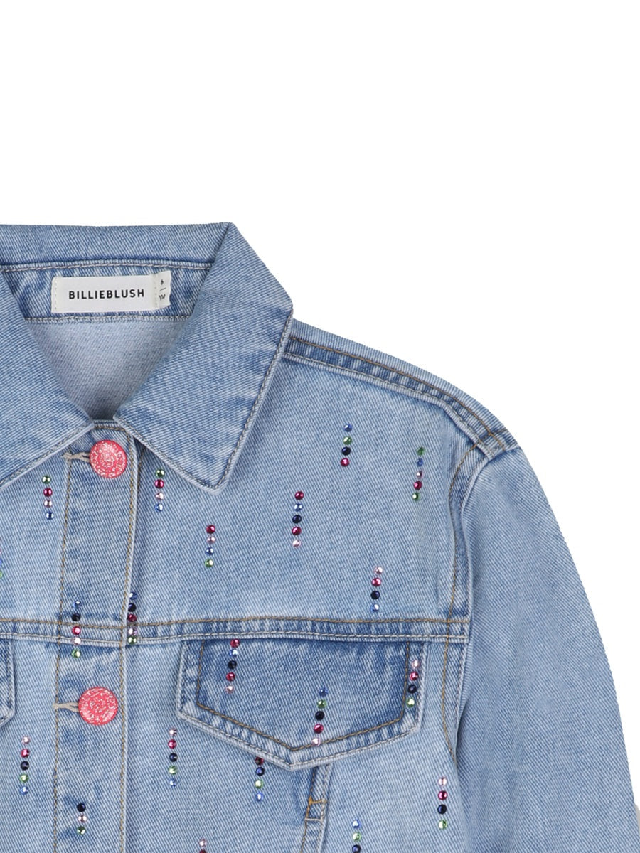 Billieblush Giacca Di Jeans Con Glitter