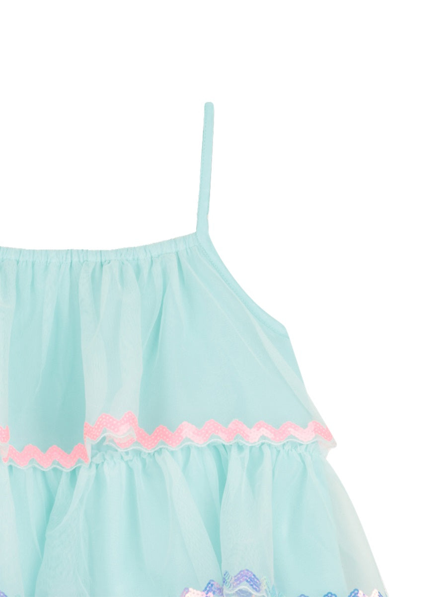 Billieblush Vestito Con Balze