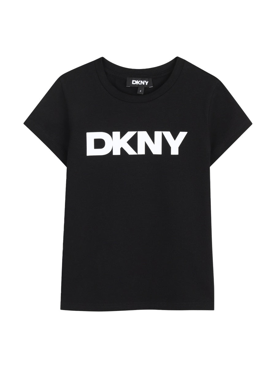 Dkny T Shirt Con Stampa Logo