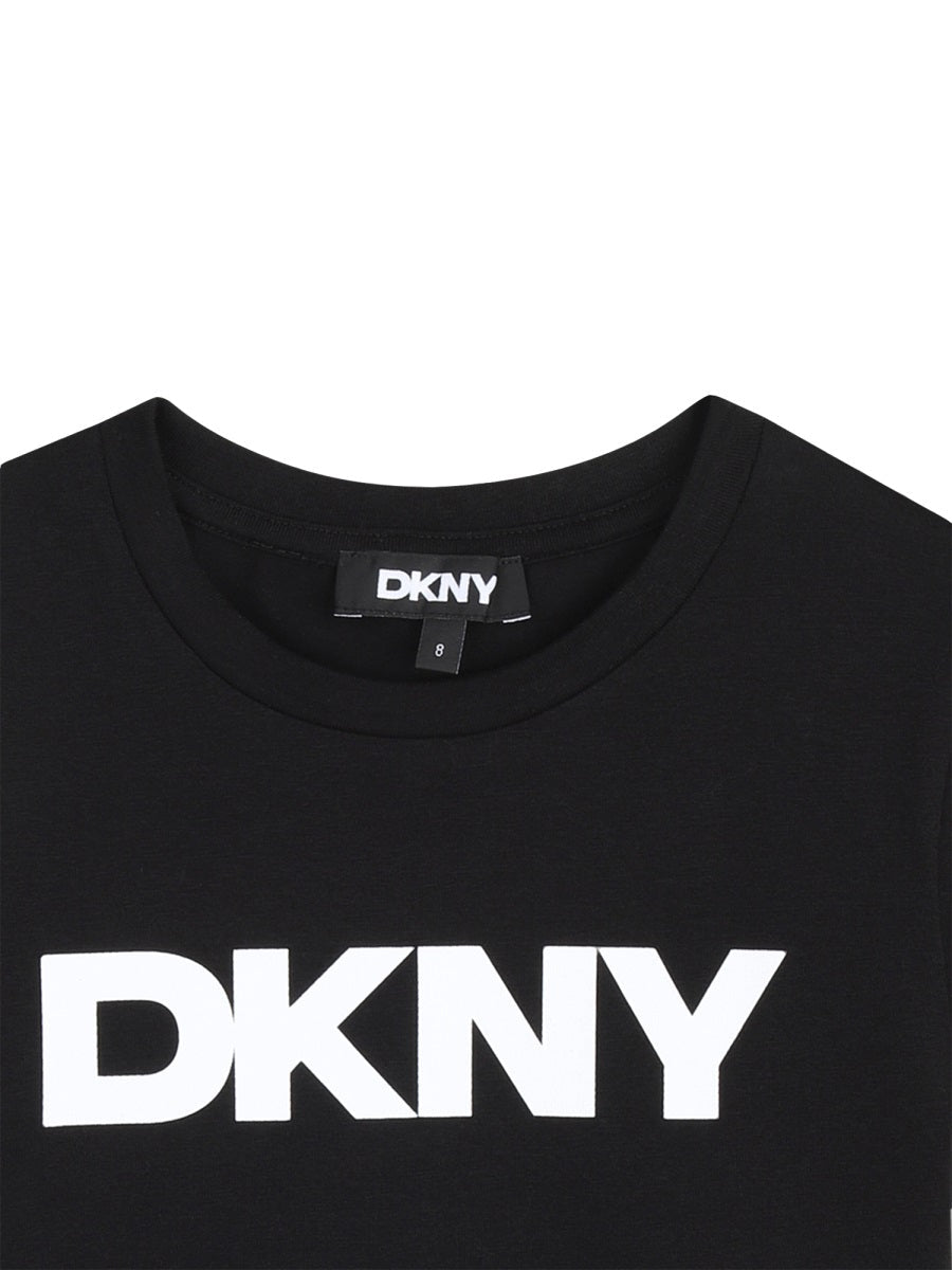 Dkny T Shirt Con Stampa Logo
