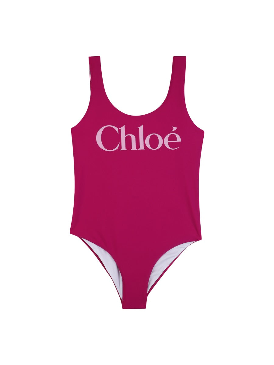 Chloé Costume Intero Con Stampa Logo