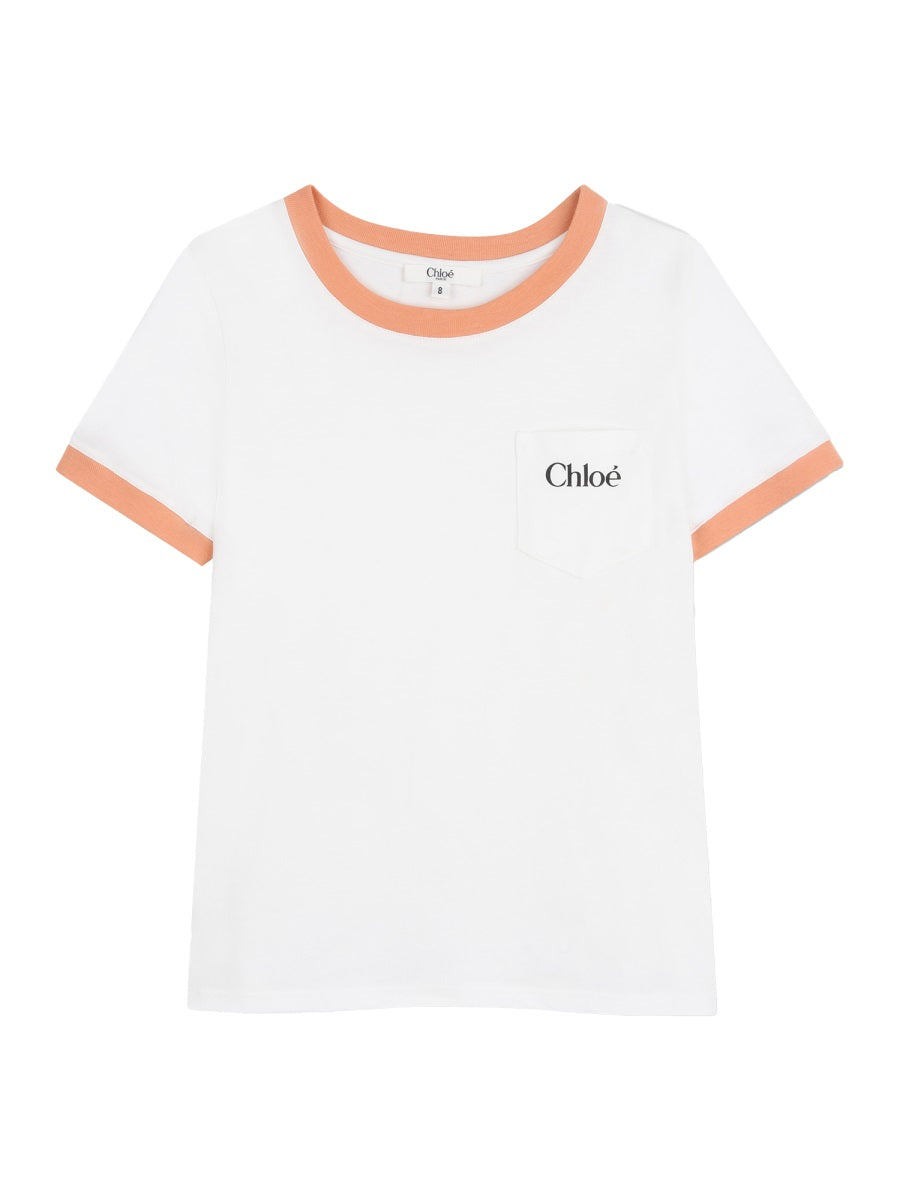 Chloé T Shirt Con Logo