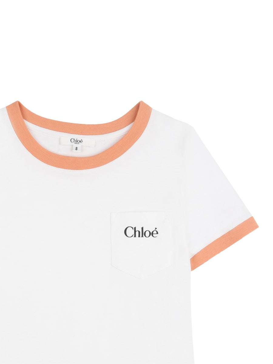 Chloé T Shirt Con Logo