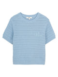 Chloé T Shirt In Maglia Con Ricamo Logo