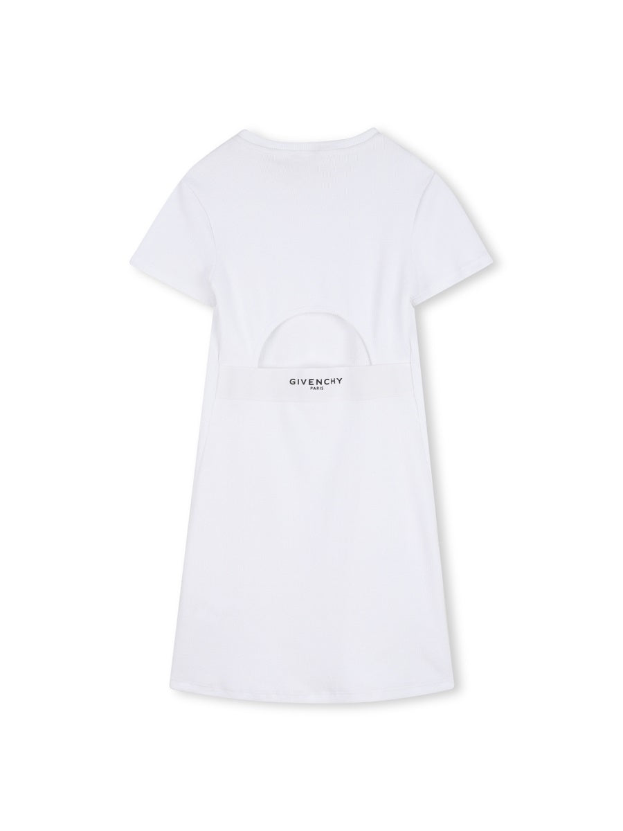 Givenchy Vestito A Costine Con Apertura Sul Retro