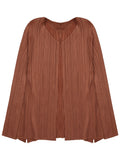 Pleats Please Issey Miyake Cardigan Plissettato
