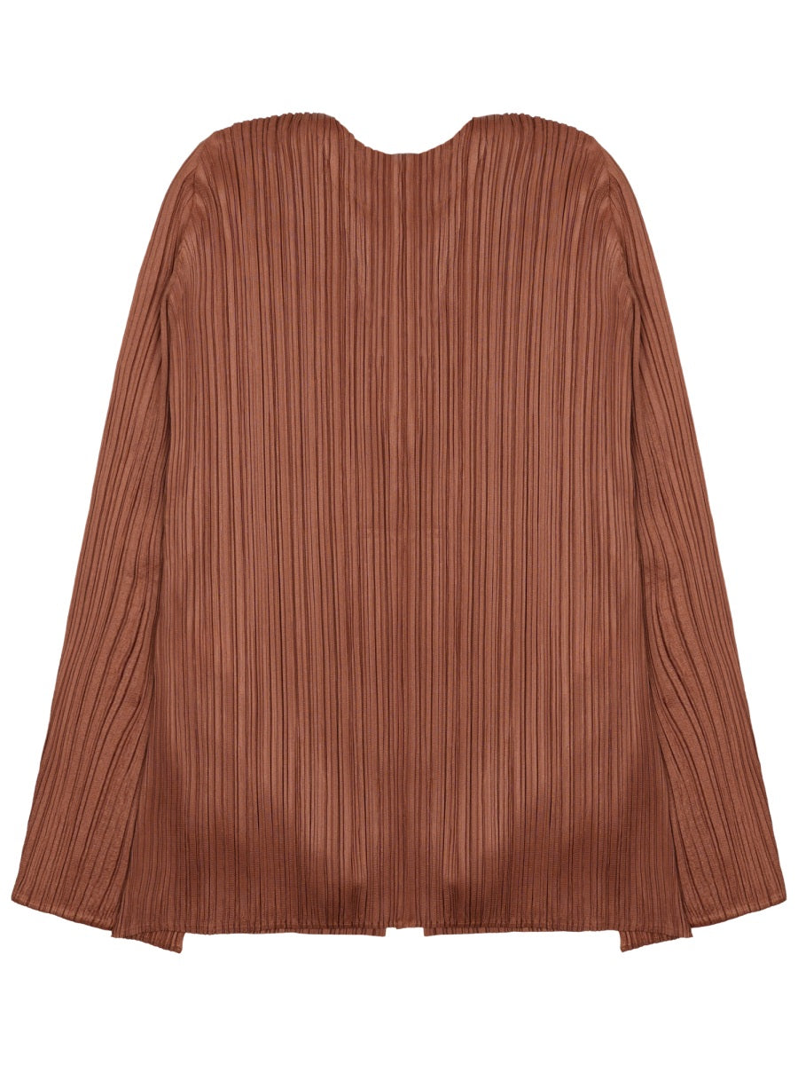 Pleats Please Issey Miyake Cardigan Plissettato
