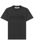 Golden Goose T Shirt In Jersey Distressed Con Logo
