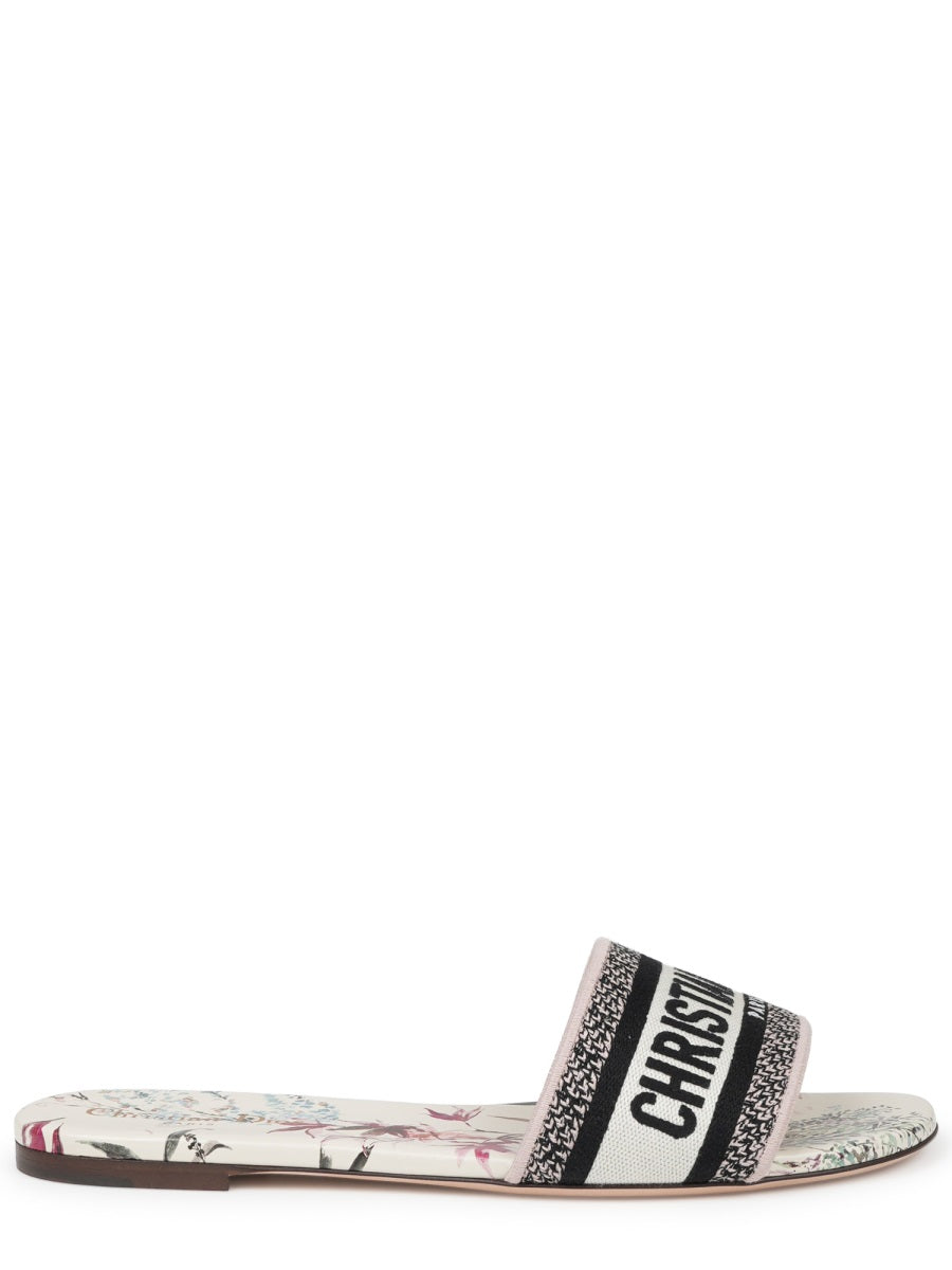Dior Sandalo Slide "Dway" Con Logo