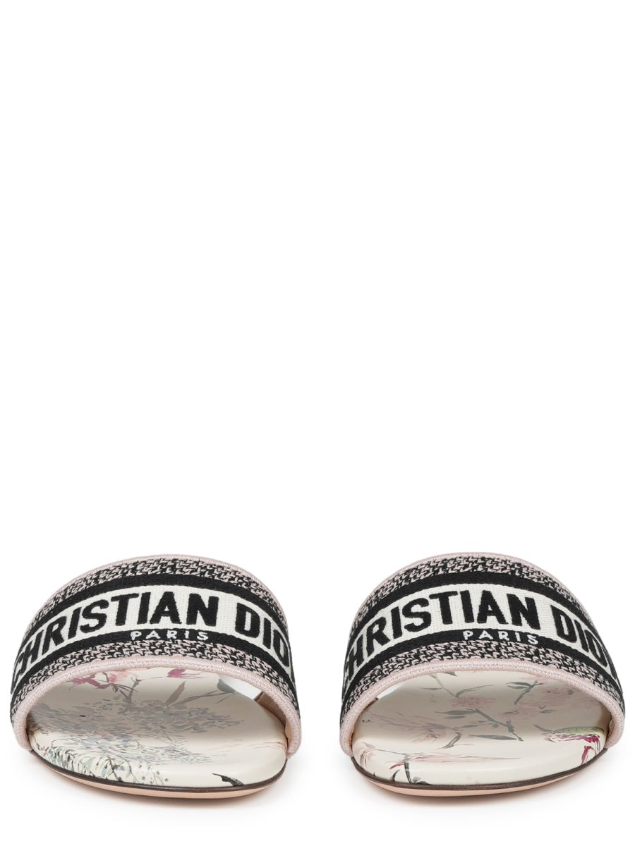 Dior Sandalo Slide "Dway" Con Logo