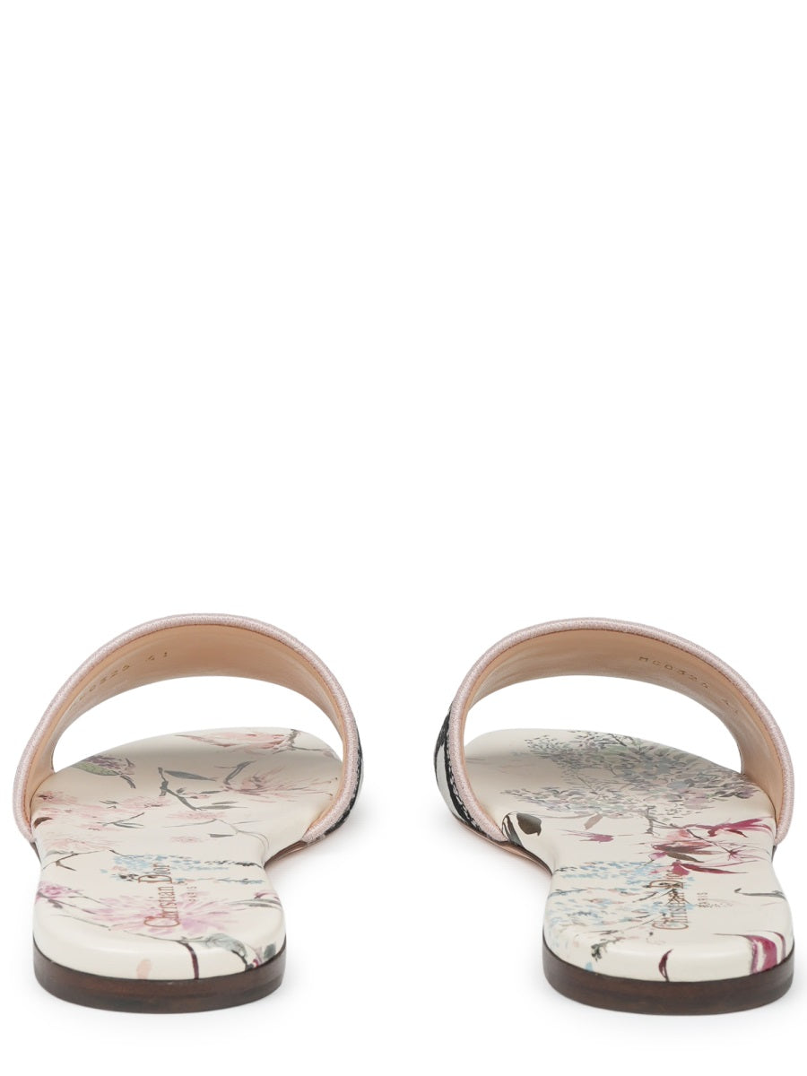 Dior Sandalo Slide "Dway" Con Logo