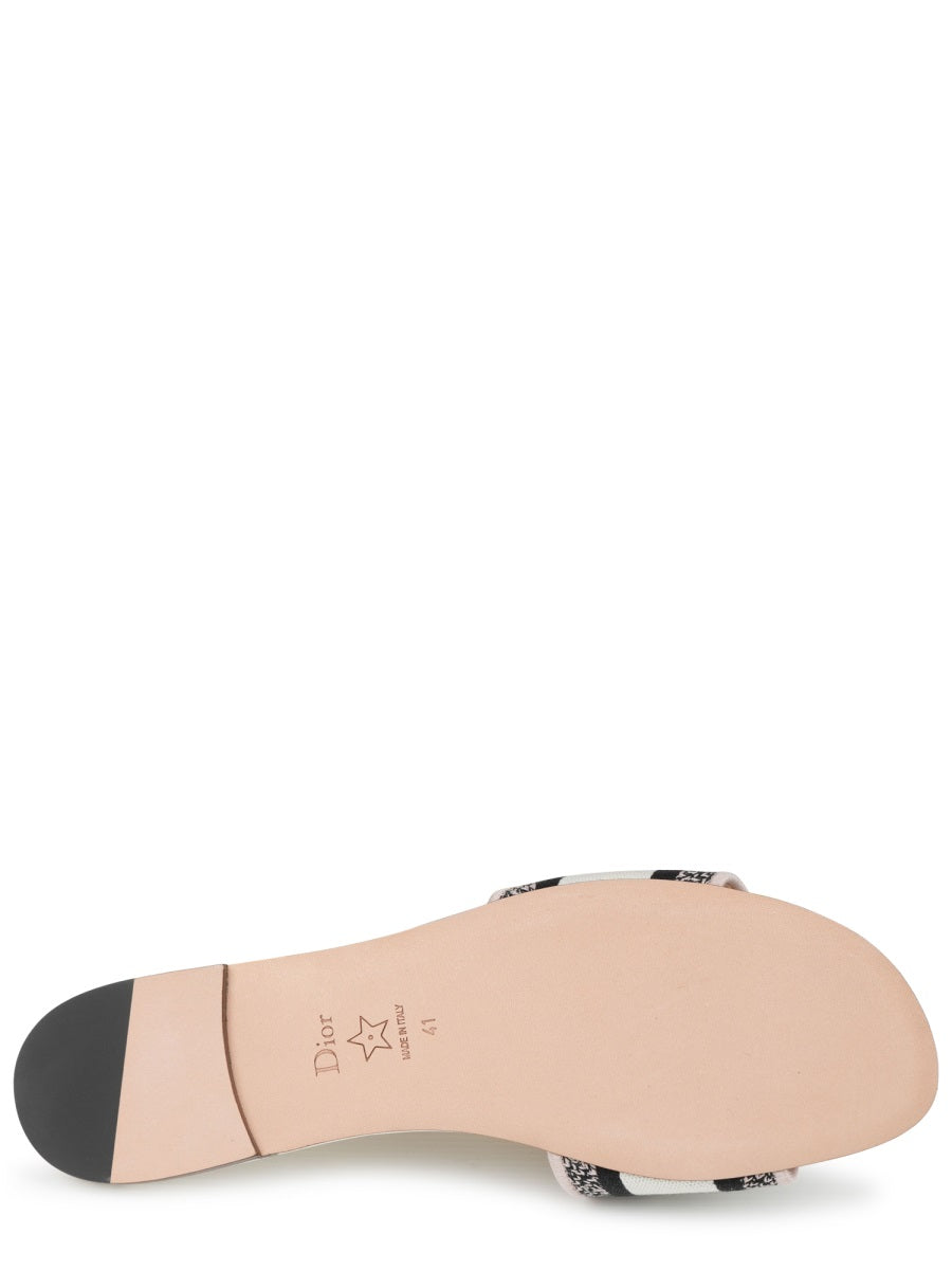 Dior Sandalo Slide "Dway" Con Logo