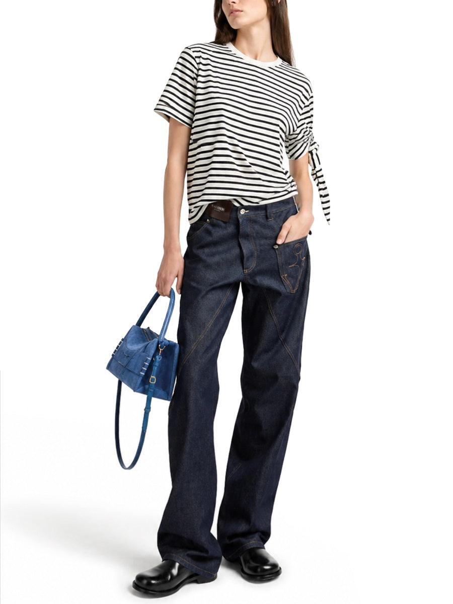 Jw Anderson T Shirt Con Nodo