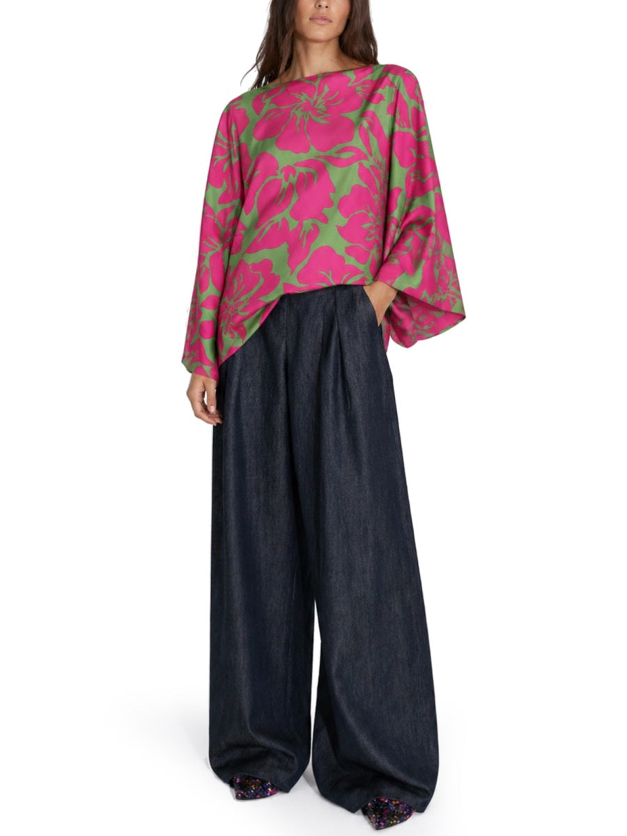 Dries Van Noten Blusa In Viscosa