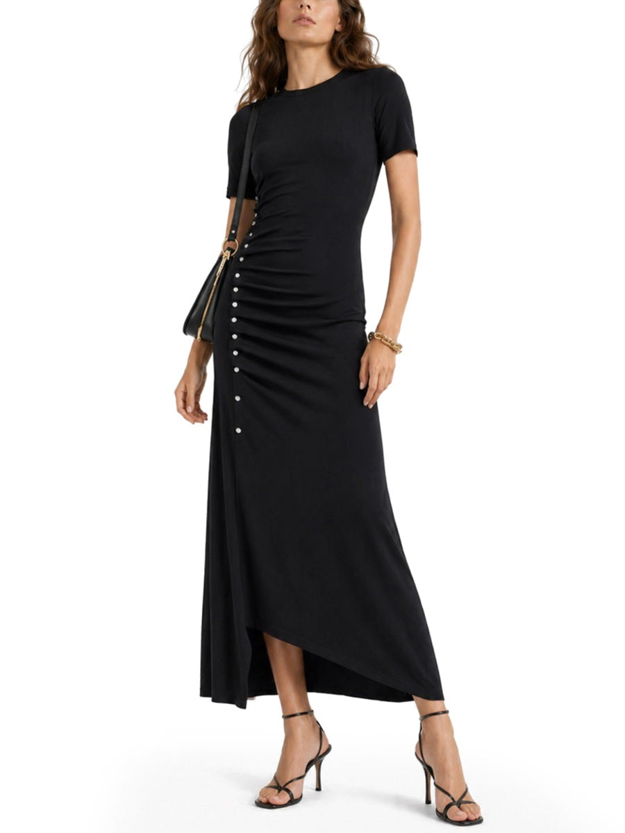 Rabanne Abito Midi Asimmetrico