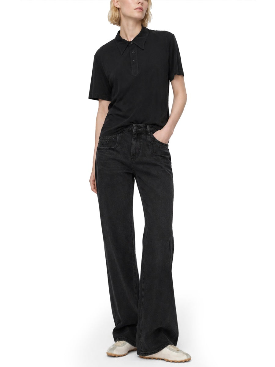Maison Margiela Polo In Cupro