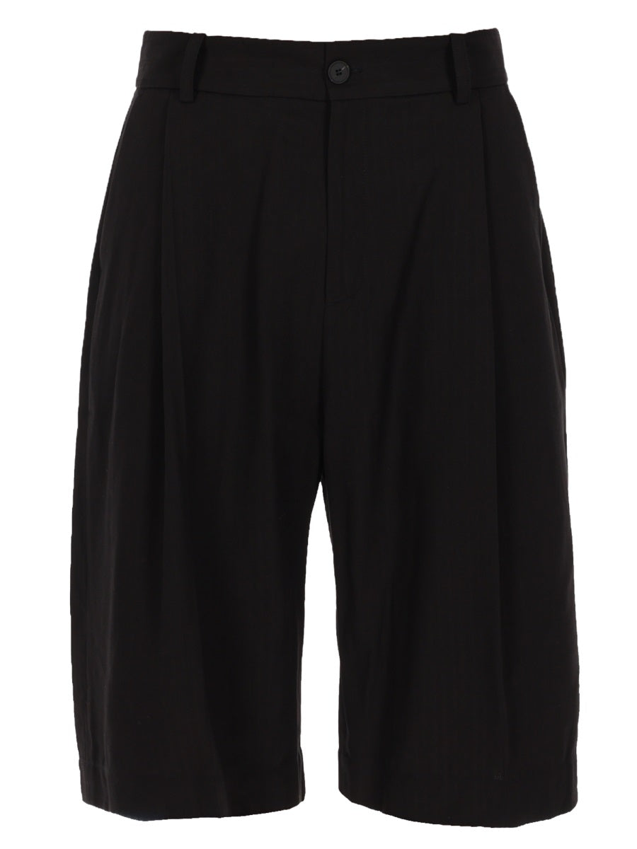Studio Nicholson Shorts In Cotone Misto Lino