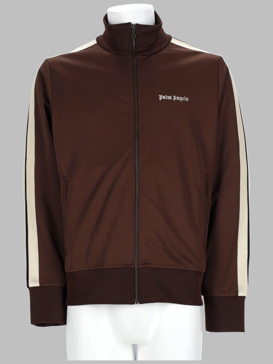 Palm Angels Felpa Con Zip E Logo