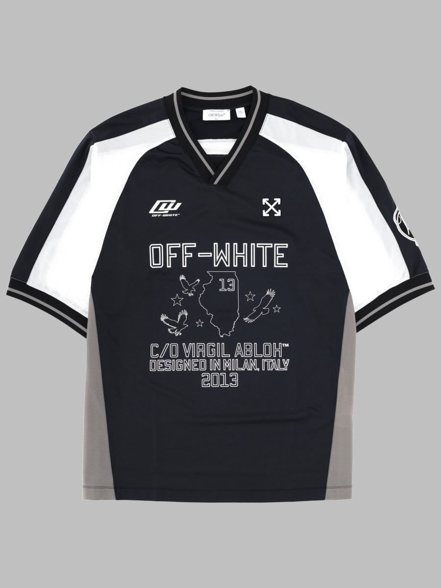 Off White T Shirt "Eagle Team Soccer"