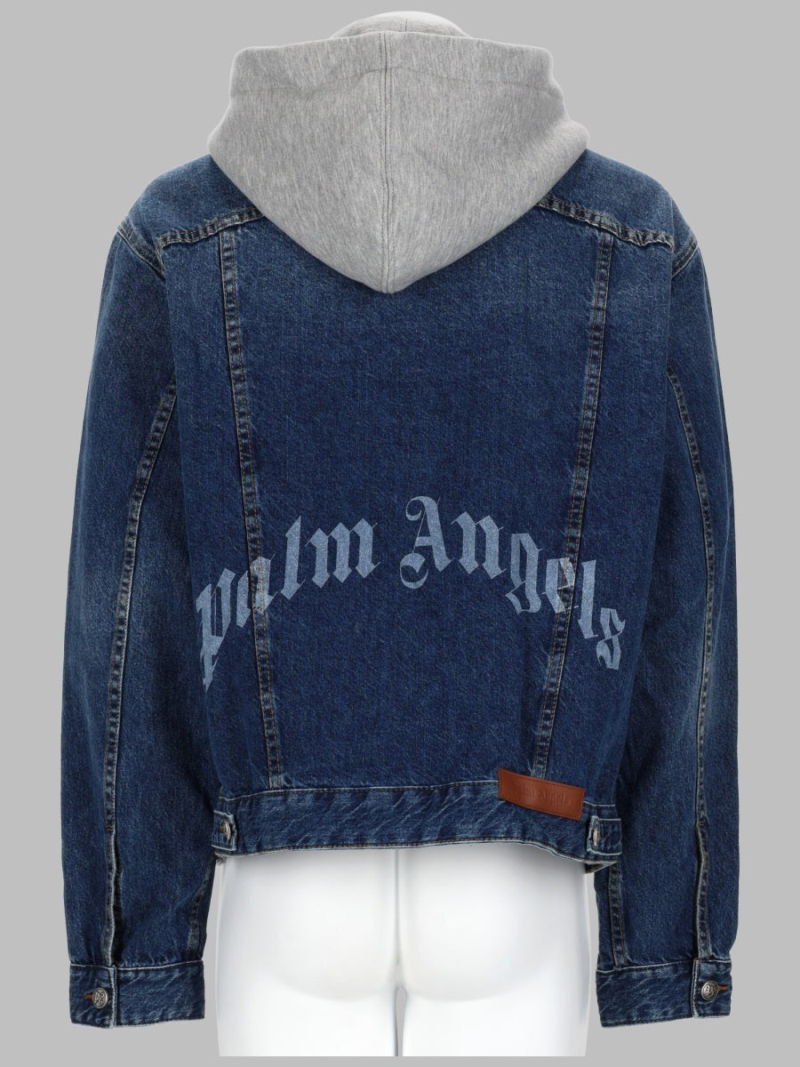 Palm Angels Giacca In Denim Di Cotone