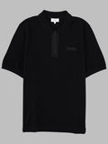 Maison Kitsuné Polo Con Zip E Patch Logo