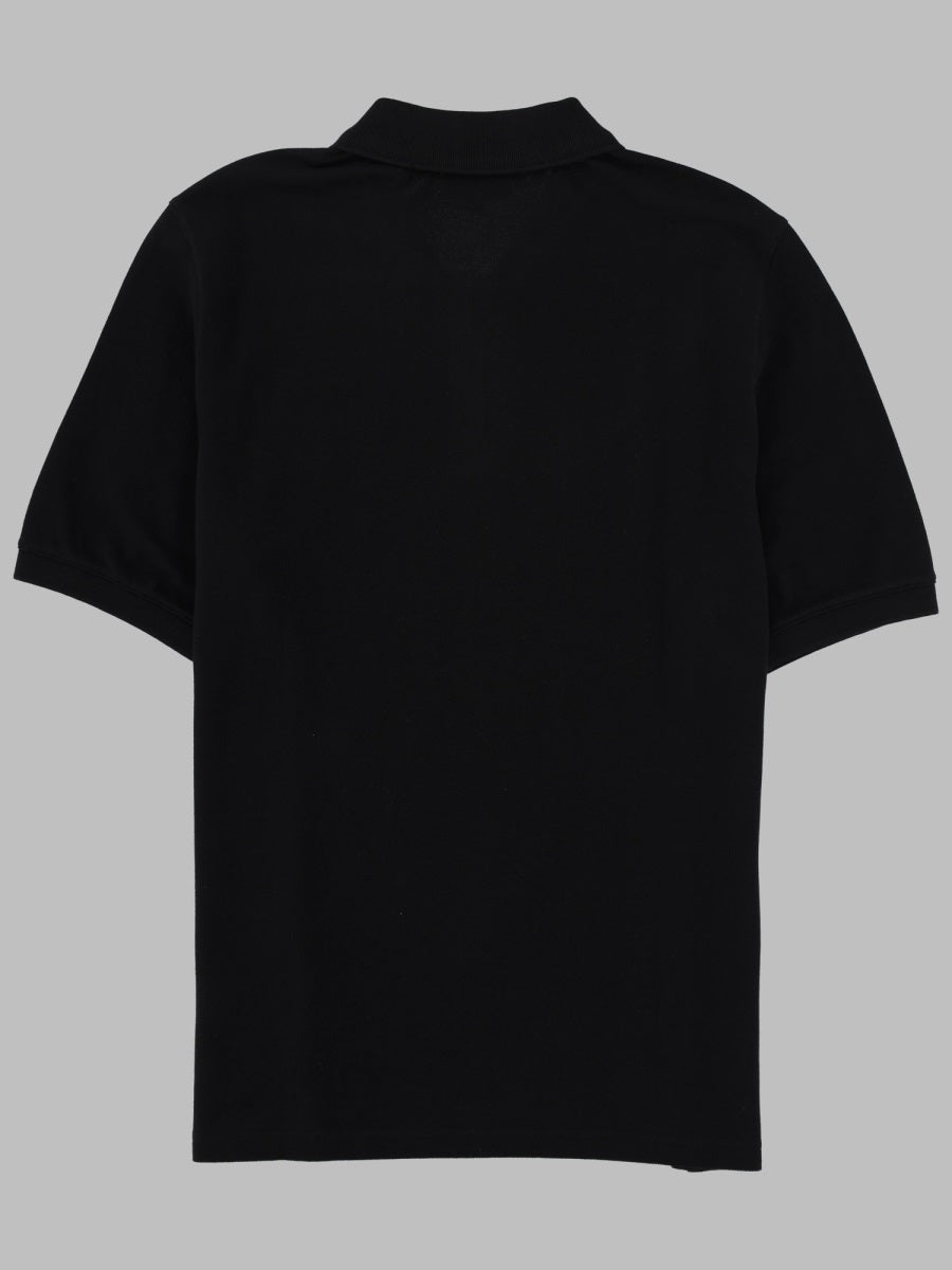 Maison Kitsuné Polo Con Zip E Patch Logo