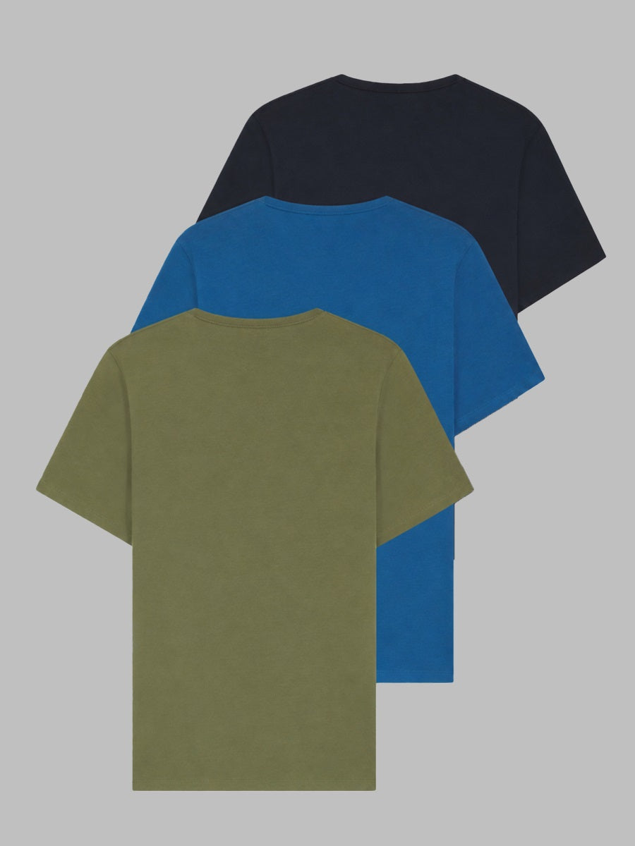 Boss Set Da Tre T Shirt Intime In Cotone