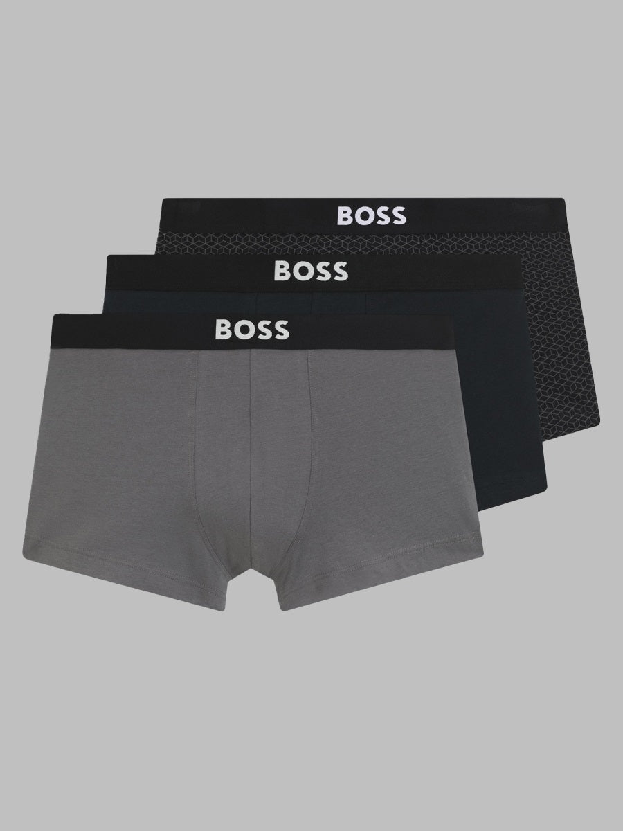 Boss 3 Pack Boxer Con Logo
