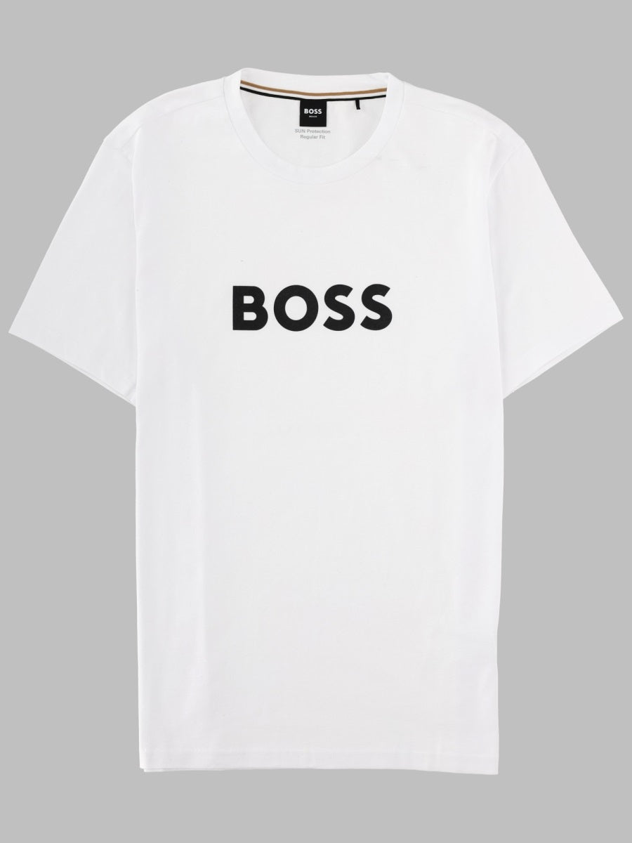 Boss T Shirt Con Stampa Logo