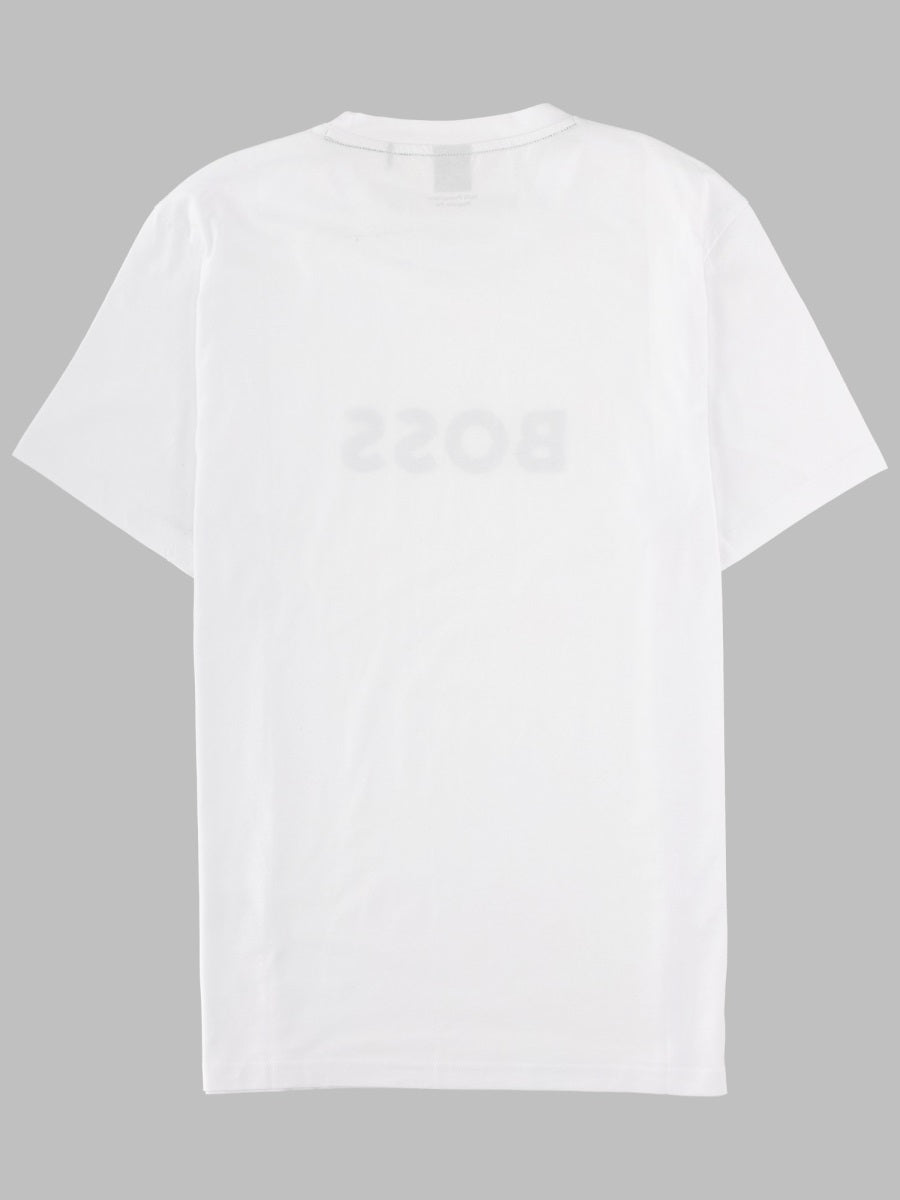 Boss T Shirt Con Stampa Logo