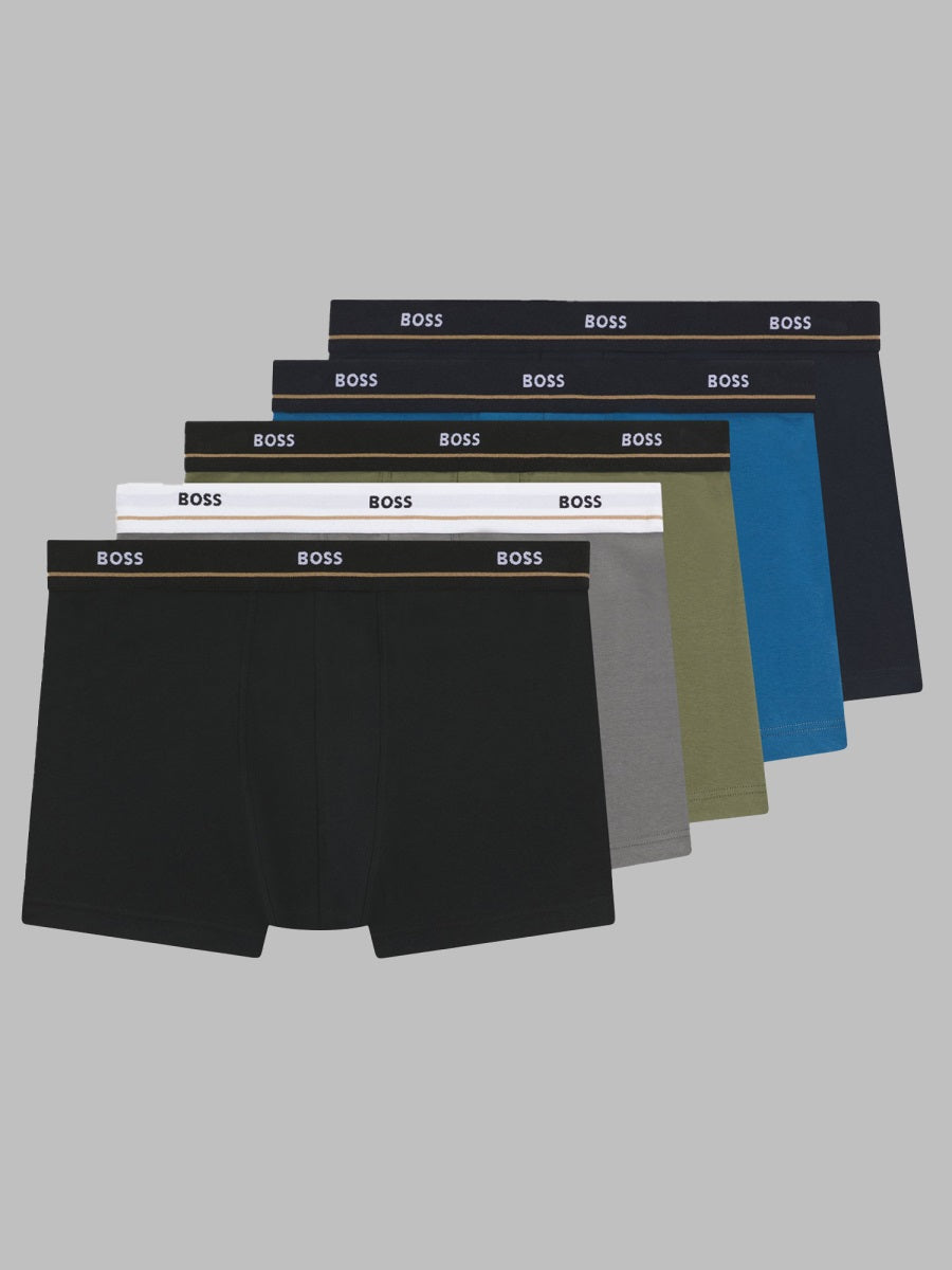 Boss 5 Pack Boxer Con Logo