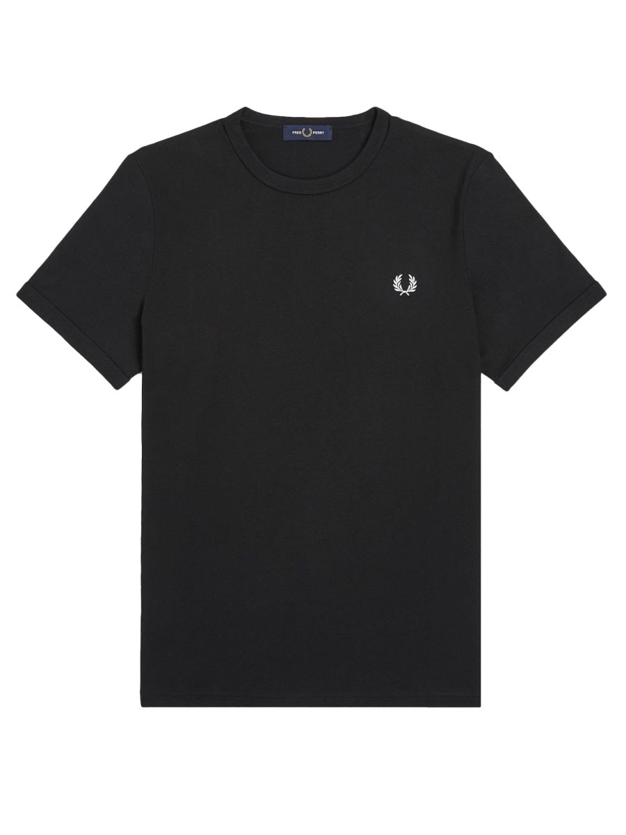 Fred Perry T Shirt "Ringer" Con Logo
