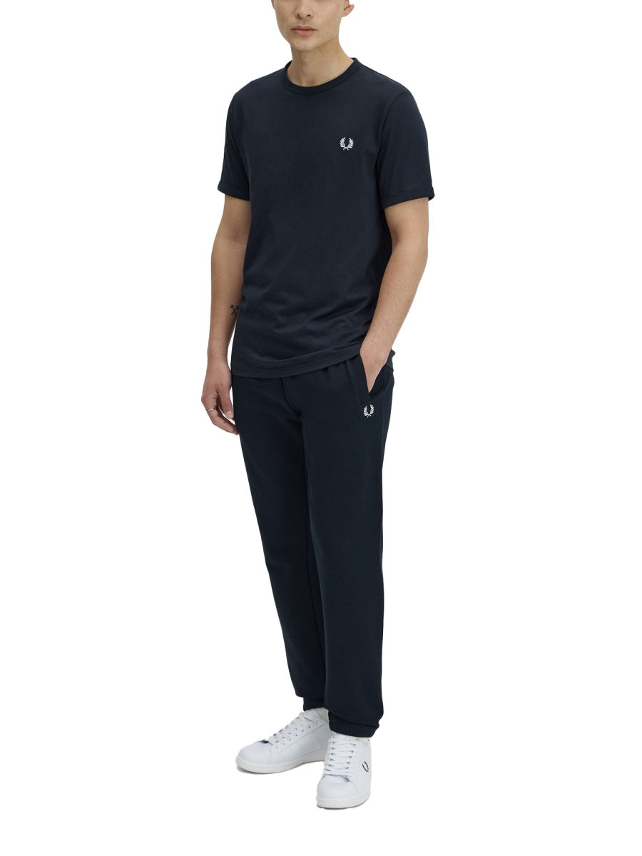 Fred Perry T Shirt "Ringer" Con Logo