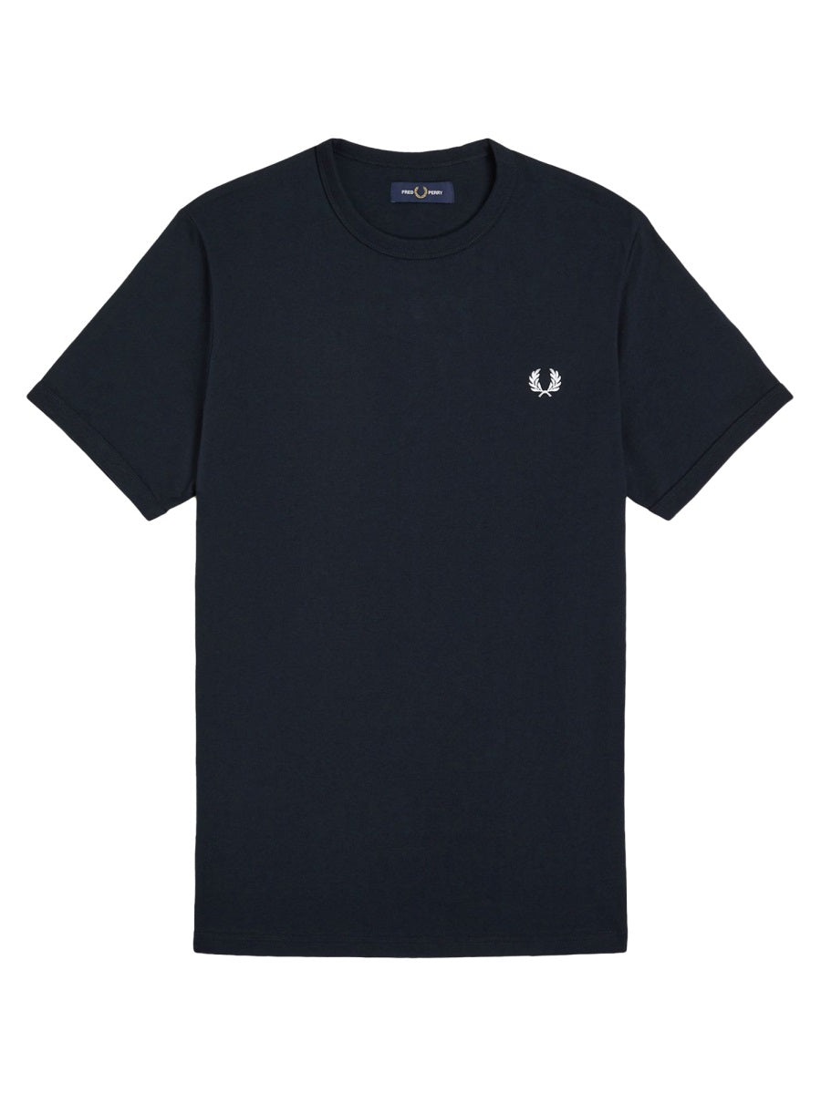 Fred Perry T Shirt "Ringer" Con Logo