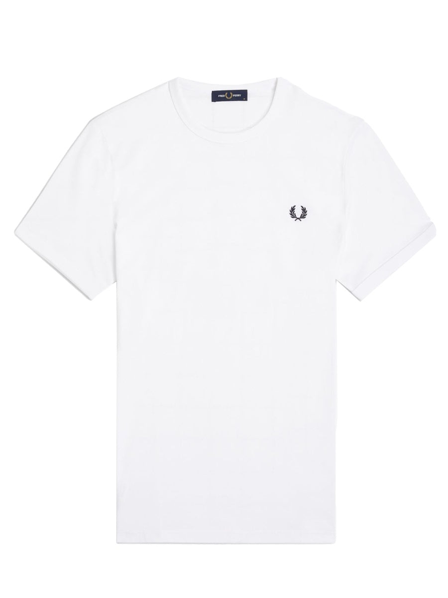Fred Perry T Shirt "Ringer" Con Logo