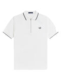 Fred Perry Polo Con Zip E Logo