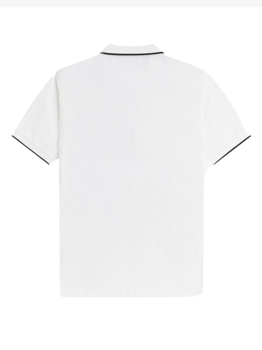 Fred Perry Polo Con Zip E Logo